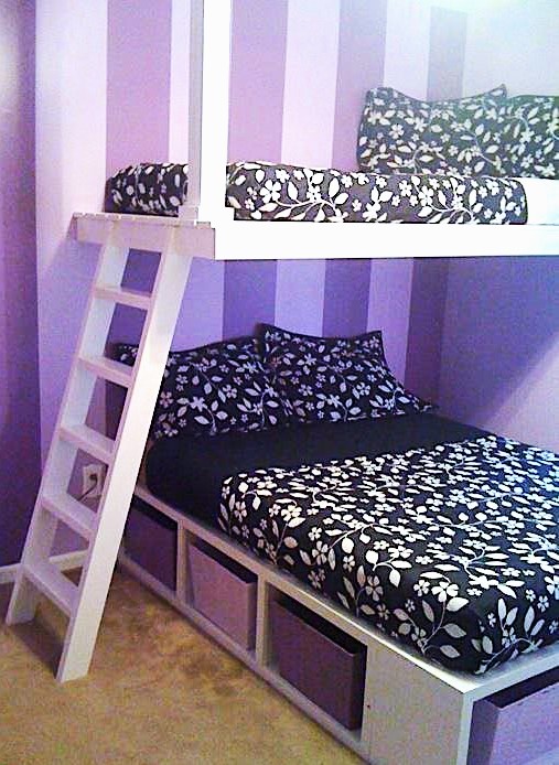 Floating Bunk Bed Ana White